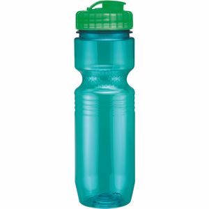26 Oz. Translucent Jogger Bottle with Flip Top Lid