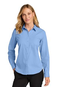 Port Authority® Womens Long Sleeve Nailhead Easy Care Shirt