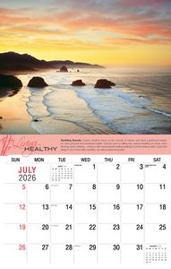 Galleria Wall Calendar 2026 Living Healthy