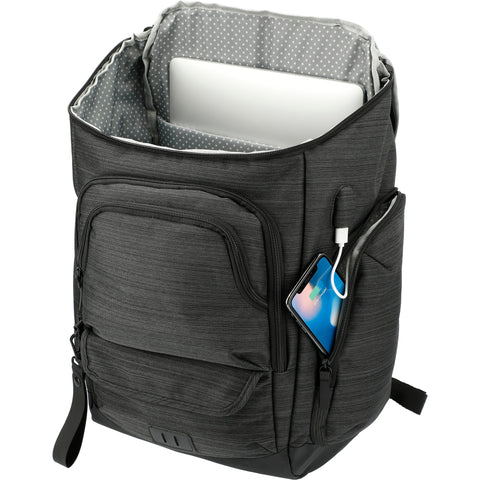 NBN Whitby 15'' Computer Backpack w/ USB Port
