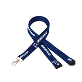 3/4" Silkscreened Flat Lanyard w/Sew on Breakaway