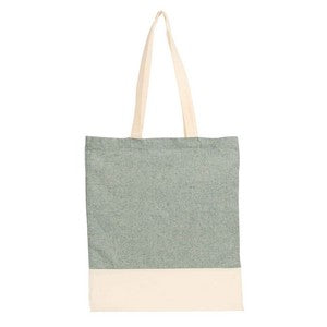 Split Recycled 5oz Cotton Twill Convention Tote