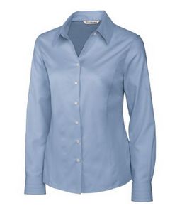 Cutter & Buck Epic Easy Care Fine Twill Womens Long Sleeve Dress Shirt