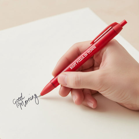 Widebody Pen w/Translucent Barrel - Matte Colored Accent