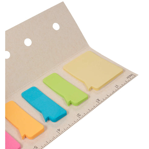 Recycled Milk Carton Sticky Notes & Ruler Pad
