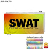 Swim Towel in Microfiber Dri-Lite Terry, 30x60, Sublimated Edge to Edge 1 side