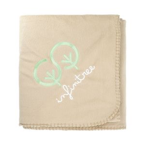 100% Recycled PET Fleece Blanket with RPET Pouch