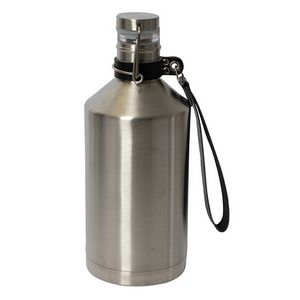 1.89 L (64 Fl. Oz.) Brewmaster Stainless Steel Growler