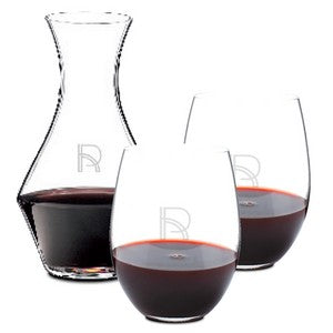 ~ Just Us Two - RIEDEL Decanter and Cabernet wine glass set in an Ovation Gift box