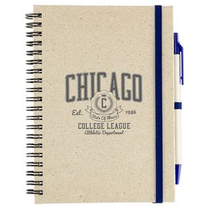 Prairie Fragrant Grass Recycled Spiral Notebook with Pen