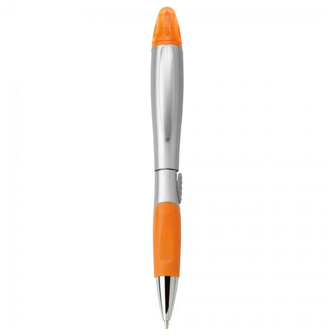Silver Blossom Ballpoint Penhighlighter