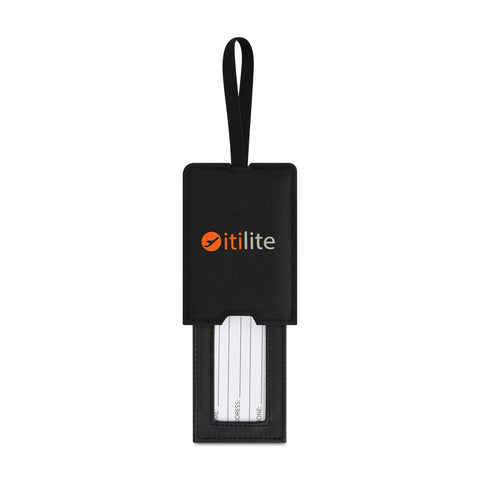 Venture Out Recycled rPET Luggage Tag - Black