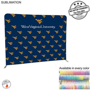 School University 8'W x 8'H EuroFit Straight Wall Display Kit, with Full Color Graphic Double Sided