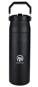 Stanley® 24oz IceFlow bottle with flip straw lid, Black 2.0