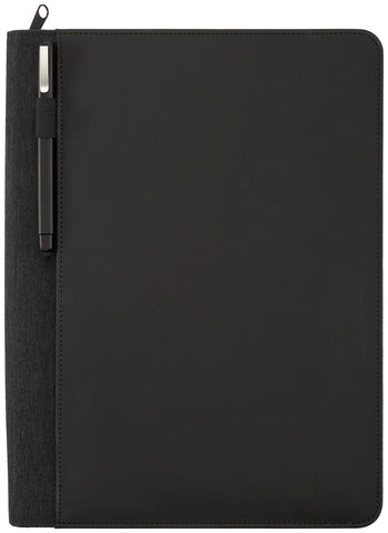 Vienna Heathered Zippered Padfolio with FSC® Mix Paper