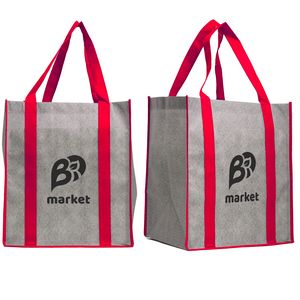 Heathered Jumbo Non-Woven Tote Bag
