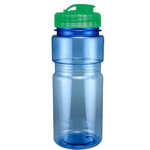 20 Oz. Translucent Recreation Bottle w/ Flip Top Lid