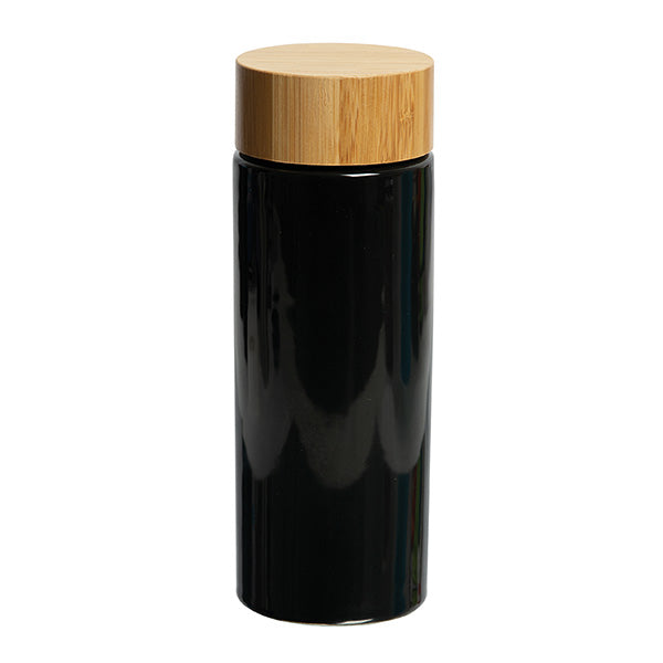 Volay 340 Ml. (11.5 Fl. Oz.) Stoneware Bottle With Bamboo Lid