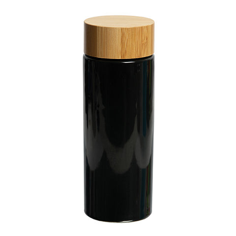 Volay 340 Ml. (11.5 Fl. Oz.) Stoneware Bottle With Bamboo Lid
