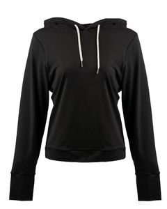 Burnside Ladies' Modest Crop Hooded Sweatshirt