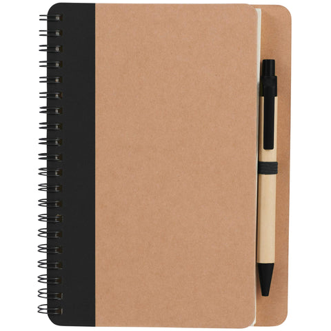 5'' x 7'' FSC® Mix Eco-Friendly Spiral Notebook with Pen