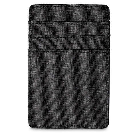 Heathered RFID Wallet w/6 Card Pockets
