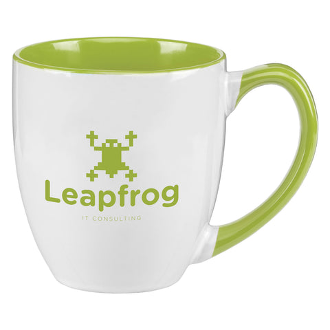 15 oz. Two-Tone Ceramic Bistro Mug