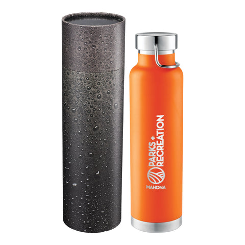 22 Oz. Thor Copper Vac Bottle w/Cylindrical Box