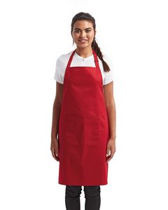 Artisan Collection by Reprime Unisex 'Colours' Recycled Bib Apron with Pocket