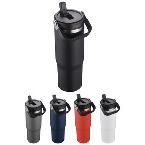 Oreno 30 oz Stainless Steel/Polypropylene Travel Tumbler