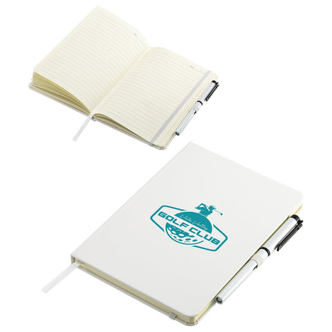 Quorum Soft Touch Journal with Matching Color Gel Pen