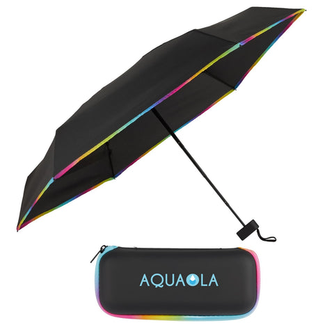 37'' Compact Travel Umbrella With Case