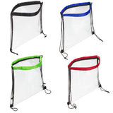 Clear Bag with Drawstring