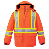 Hi-Vis Orange/Silver/Yellow