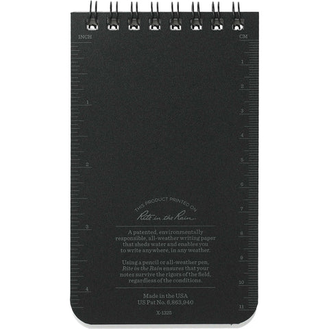 3'' x 5'' Rite in the Rain Top Spiral Notebook