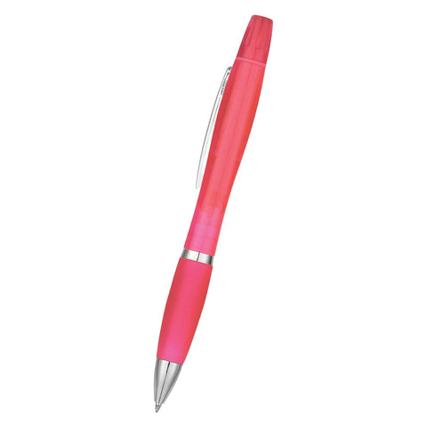 Twin-write Pen With Highlighter