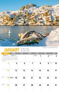Galleria Wall Calendar 2026 Scenes of Atlantic Canada