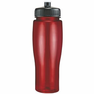 24 Oz. Contour Translucent Bottle w/ Push Pull Lid