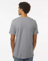 Heather Gray Blank Back View