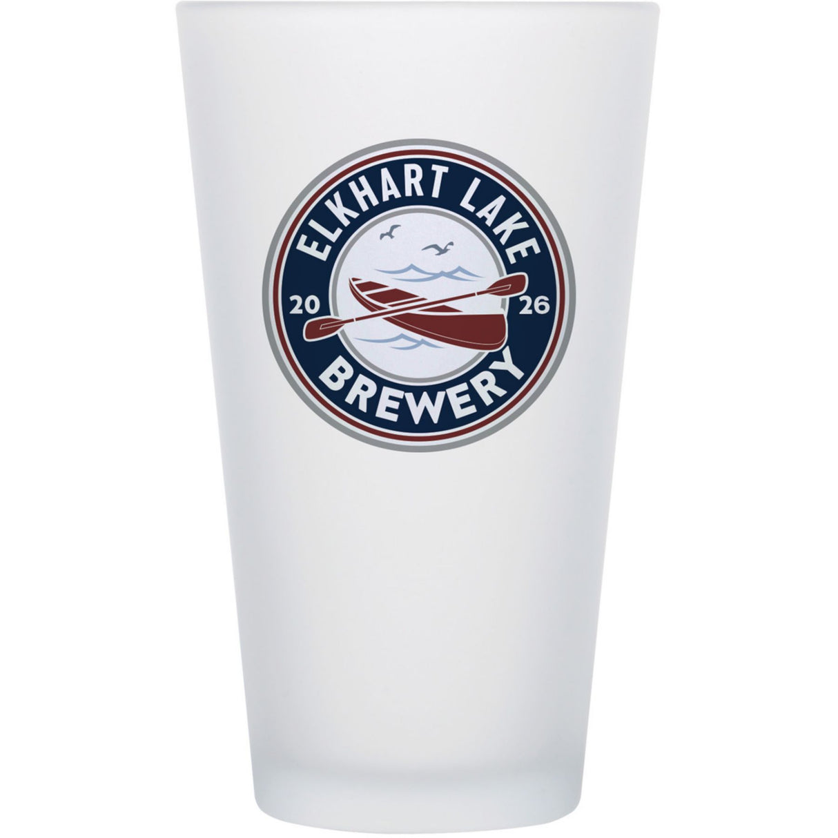 Pod Full Color Frosted Pint Glass