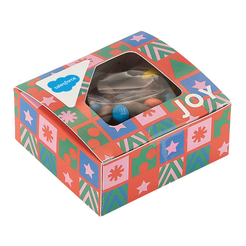 The Petite Pretzel Box - Milk Chocolate Pretzels with Mini M&M's®