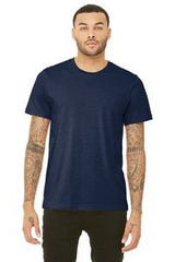 Solid Navy Blue Triblend Blank