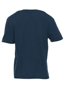 Navy Heather Blue Blank Back