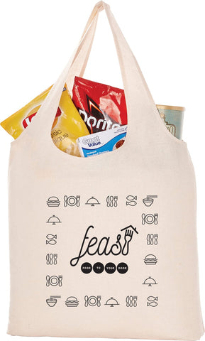 Lightweight All-Purpose 5oz Cotton Canvas Tote Bag
