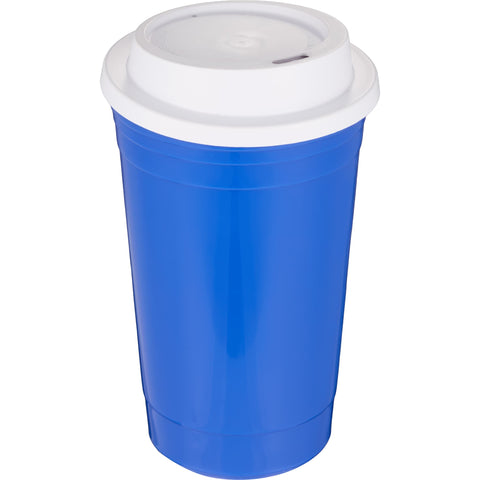 The Traveler Insulated Cup 16 oz. w/ Lid