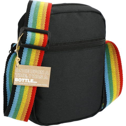 Rainbow rPET Crossbody Tote