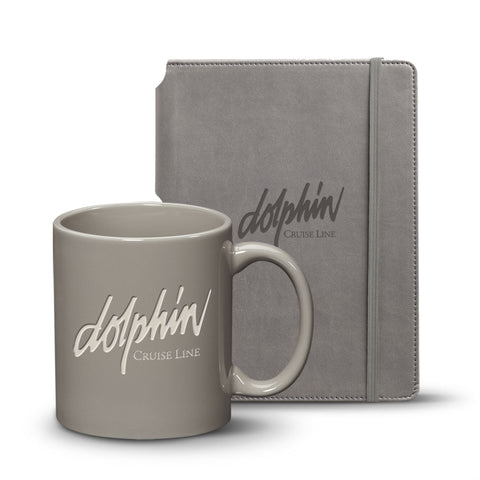 Eccolo® Tempo Journal/Malibu Mug Set