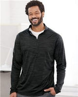 Adidas® Lightweight Melange Quarter-Zip Pullover