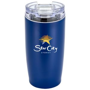 Blue/Clear Logo Front View