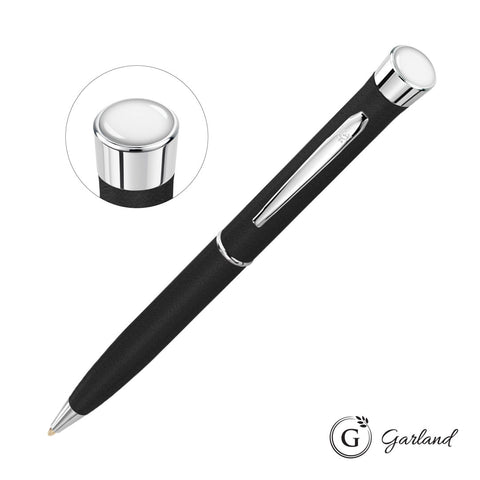Garland? Tactical Custom Textured Twist Pen - Chrome